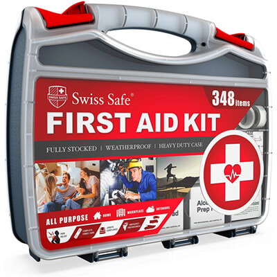 2-in-1 First Aid Kit by Swiss Safe