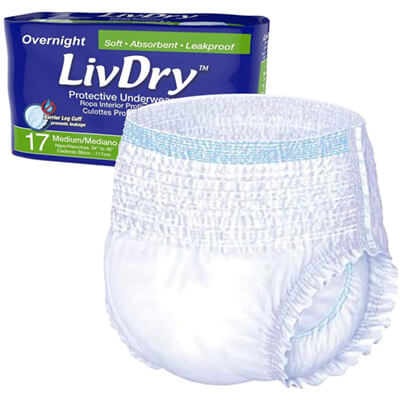 Overnight<br>Incontinence Underwear