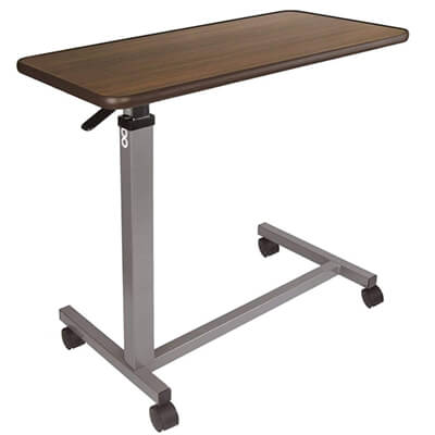 Adjustable Overbed<br>Bedside Table